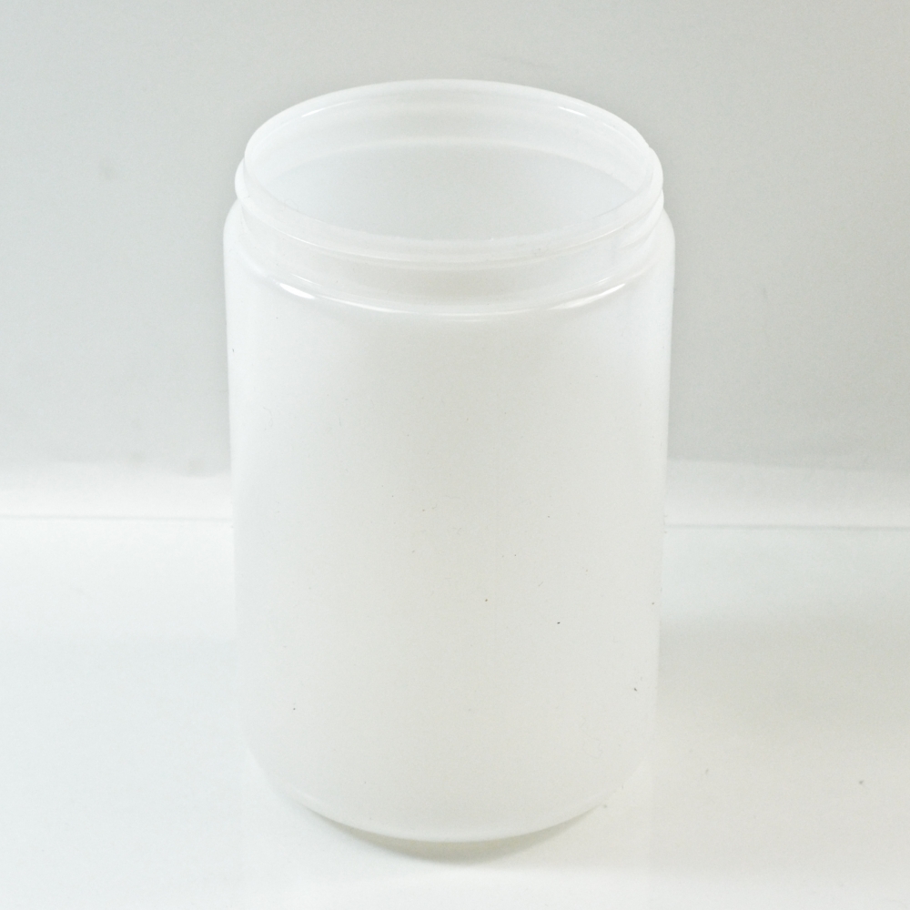 25 oz 89/400 Natural HDPE Wide Mouth Regular Wall Straight Sided Jar