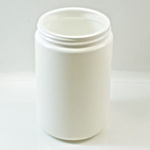 Plastic Jar 25 oz. Wide Mouth White HDPE 89-400_1347