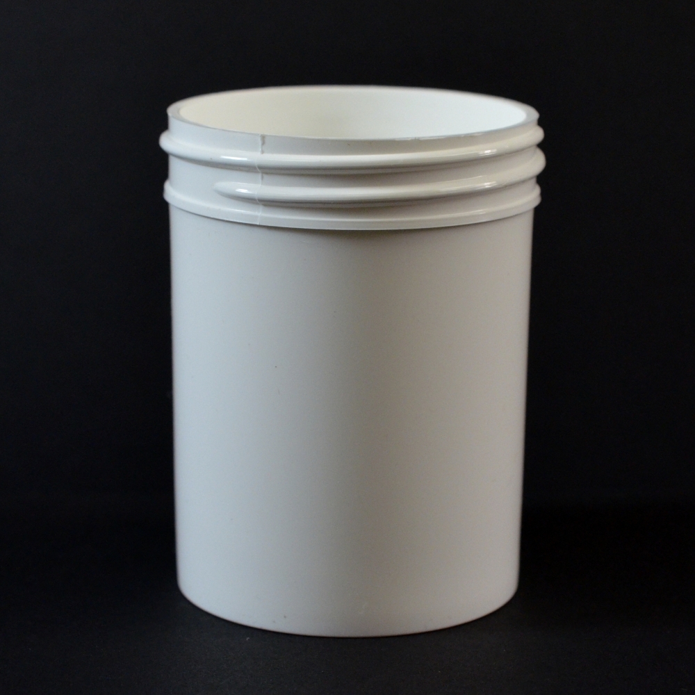 3 oz 53/400 Regular Wall Straight Base White PP Jar