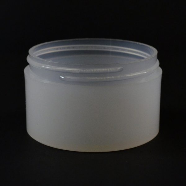Plastic Jar 3 oz. Thick Wall Straight Base Natural PP 70-400_1470