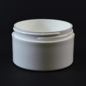 Plastic Jar 3 oz. Thick Wall Straight Base White PP 70-400_1471