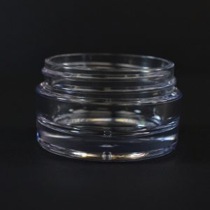 Plastic Jar 30ml Heavy Wall Low Profile Clear PETG 53-400_1506