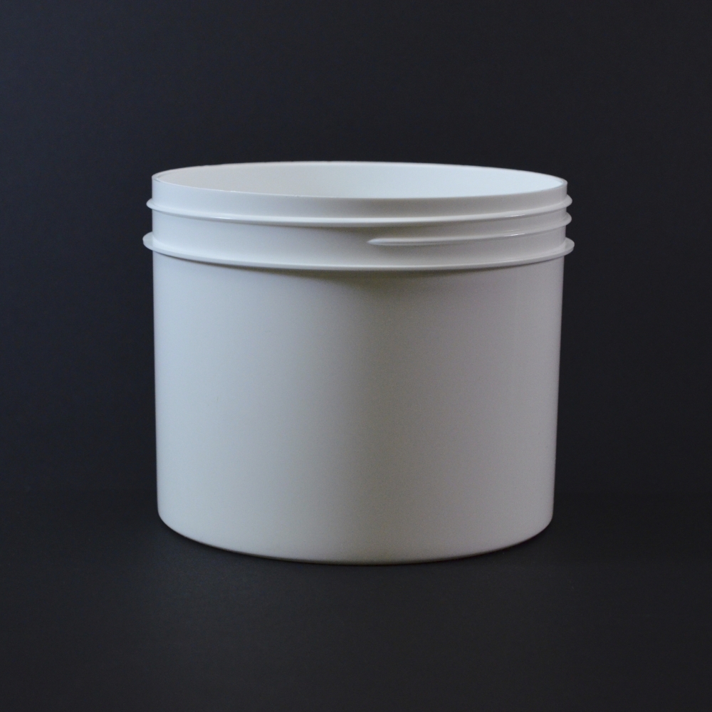 32 oz 120/400 Regular Wall Straight Base White PP Jar