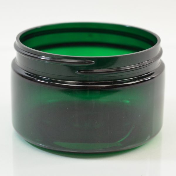 Plastic Jar 4 oz. Heavy Wall Low Profile PET Emerald 70-400_1213