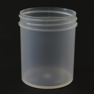 Plastic Jar 4 oz. Regular Wall Straight Base Natural PP 58-400_1287
