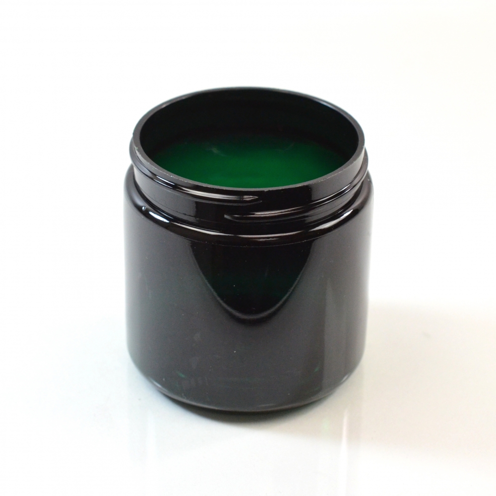 4 oz 58/400 Wide Mouth Emerald PET Jar