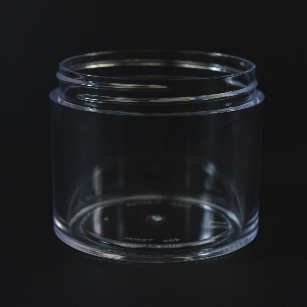 4 oz Clear Plastic Jar Regular Wall 4-70-CPS