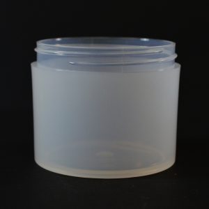 Plastic Jar 4 oz. Thick Wall Straight Base Natural PP 70-400_1473
