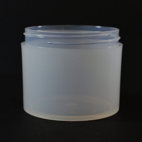 Plastic Jar 4 oz. Thick Wall Straight Base Natural PP 70-400_1473