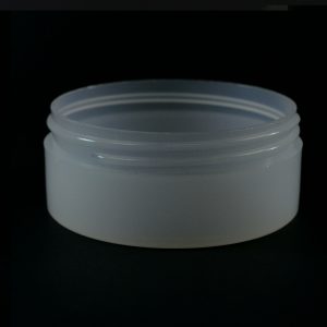 Plastic Jar 4 oz. Thick Wall Straight Base Natural PP 89-400_1476