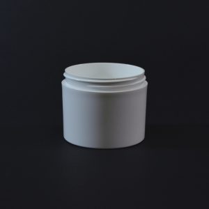 Plastic Jar 4 oz. Thick Wall Straight Base White PP 70-400_1474