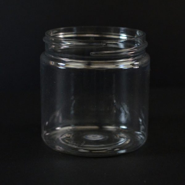 Plastic Jar 4 oz. Wide Mouth Clear PET 58-400_1368