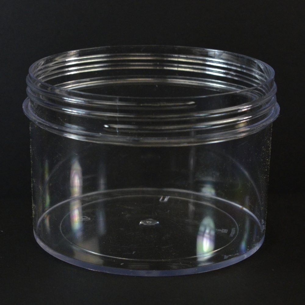 40 oz 120/400 Regular Wall Straight Base Clear PS Jar