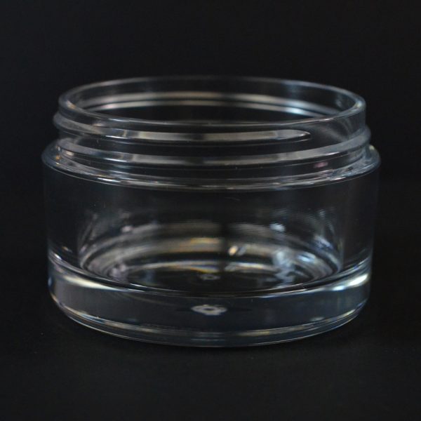 Plastic Jar 50ml Heavy Wall Low Profile Clear PETG 58-400_1508