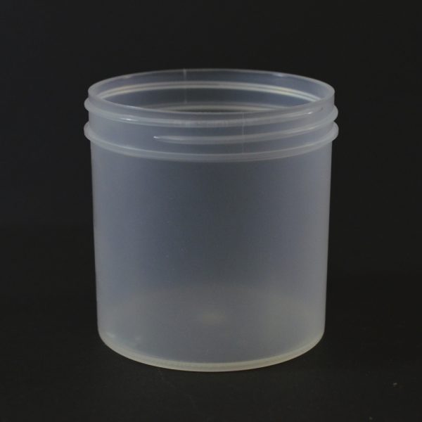 Plastic Jar 6 oz. Regular Wall Straight Base Natural PP 70-400_1299