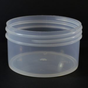 Plastic Jar 6 oz. Regular Wall Straight Base Natural PP 89-400_1302