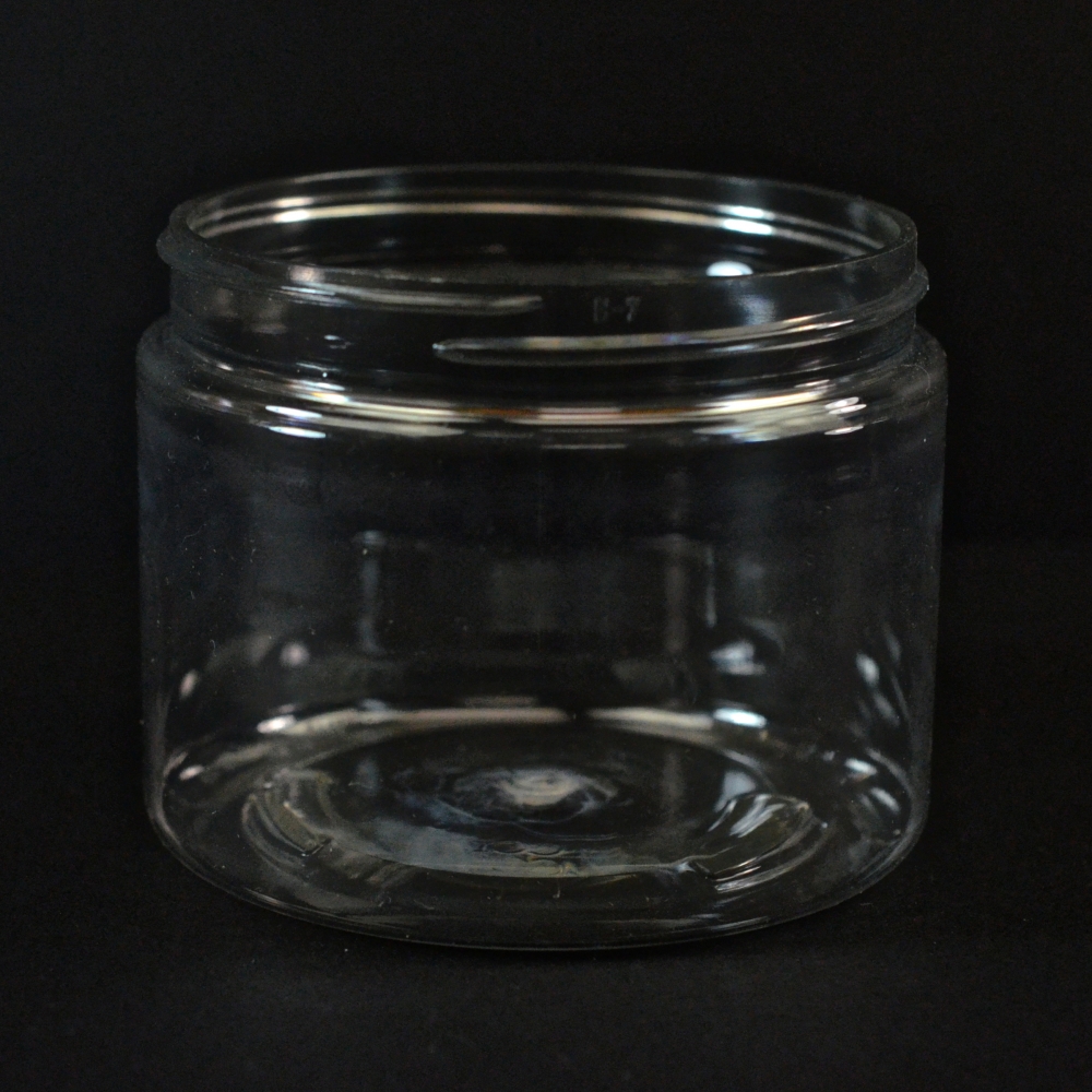 6 oz 70/400 Wide Mouth Clear PET Jar