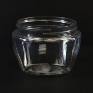 Plastic Jar 6 oz. Venetian Clear PET 70-400_1398