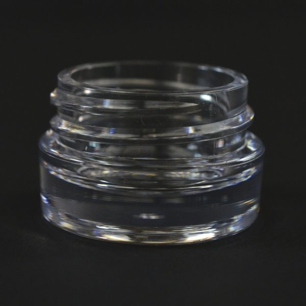 Plastic Jar 7ml Heavy Wall Low Profile Clear PETG 33-400_1502