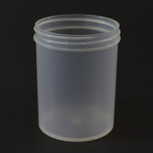 Plastic Jar 8 oz. Regular Wall Straight Base Natural PP 70-400_1308