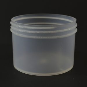 Plastic Jar 8 oz. Regular Wall Straight Base Natural PP 89-400_1311