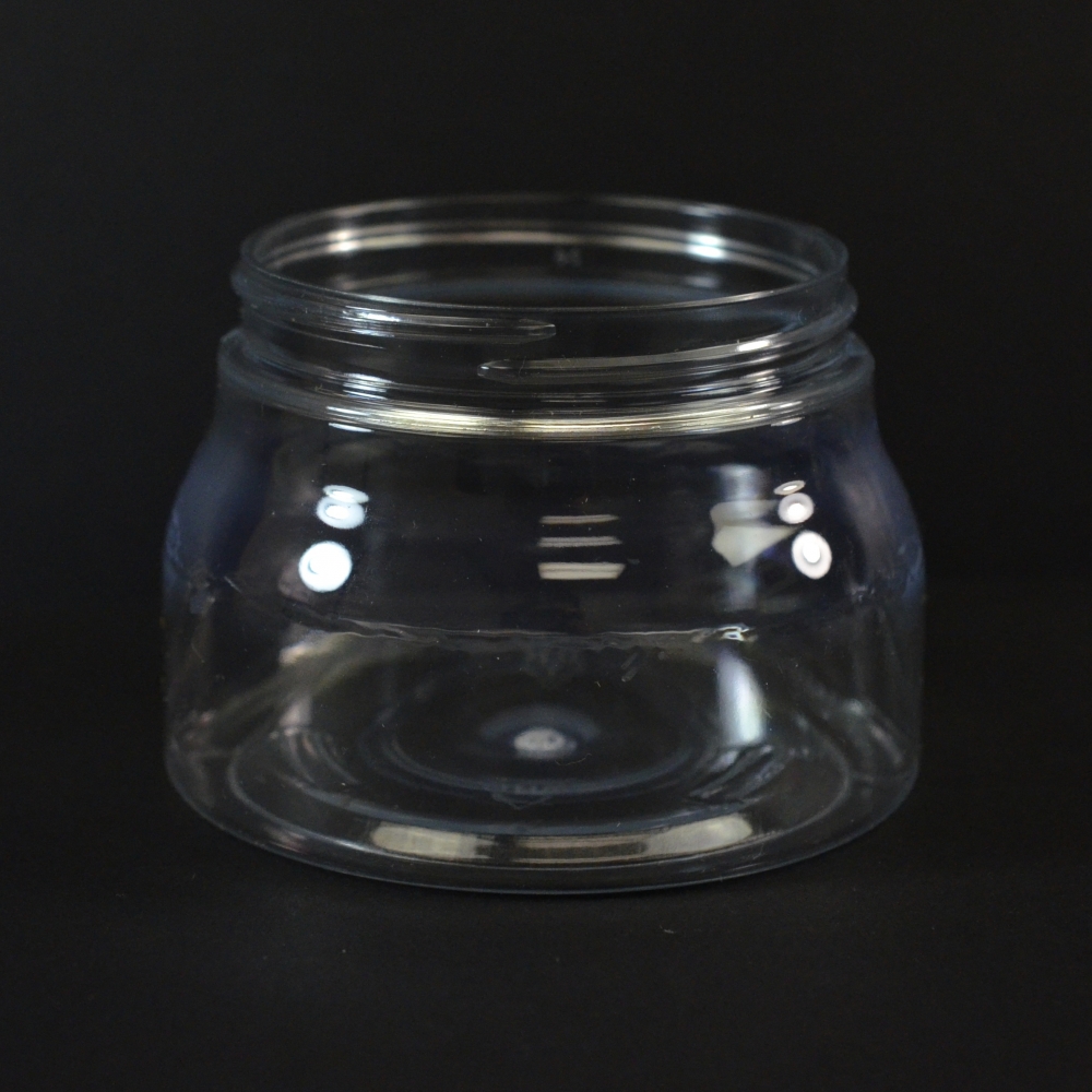 8 oz 70/400 Tuscany Clear PET Jar