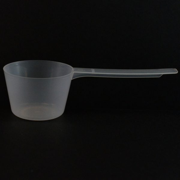 Plastic Measuring Scoop Spoon 0.33cc Natural Long Handle_3680