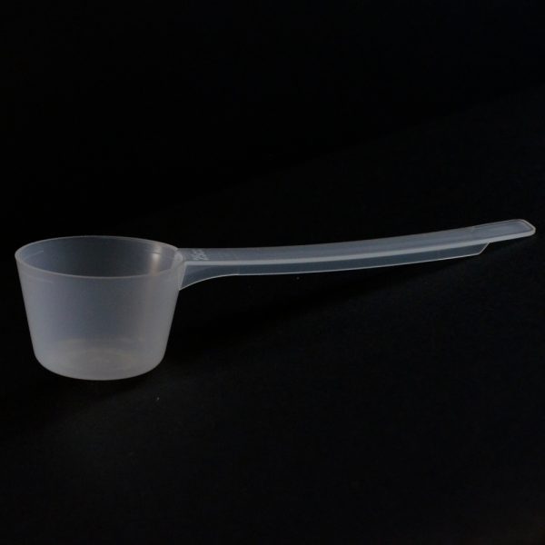 Plastic Measuring Scoop Spoon 25cc Natural Long Handle_3681