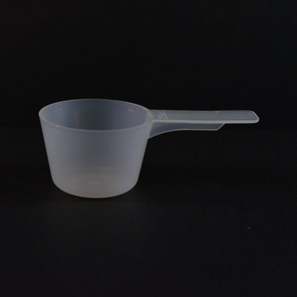 Plastic Measuring Scoop Spoon 25cc Natural Short Handle_3682