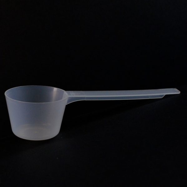 Plastic Measuring Scoop Spoon 39cc Natural Long Handle_3685