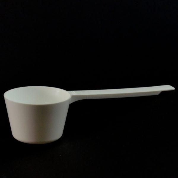 Plastic Measuring Scoop Spoon 50cc White Long Handle_3688