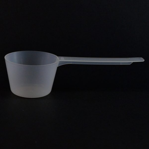 Plastic Measuring Scoop Spoon 60cc Natural Long Handle_3689
