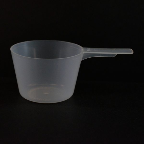 Plastic Measuring Scoop Spoon 70cc Natural Short Handle_3692