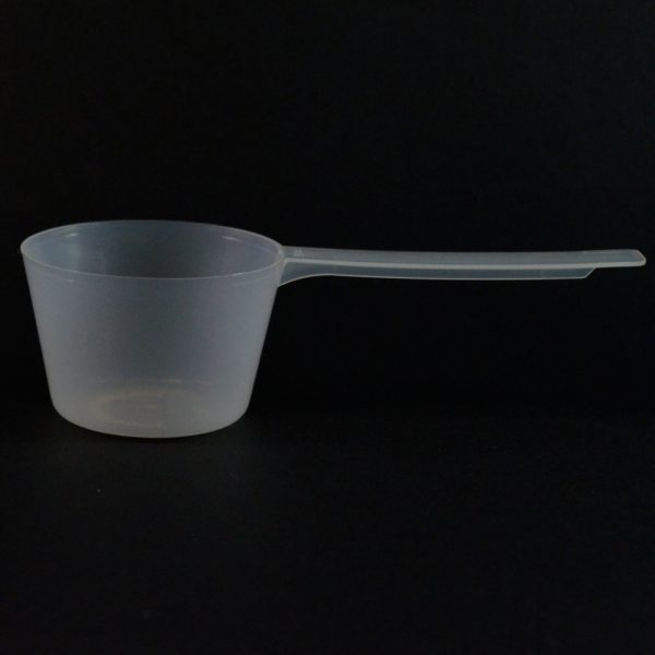 Plastic Measuring Scoop Spoon 94cc Natural Long Handle_3695