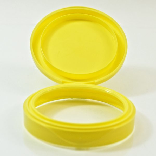 Plastic Symphony Jar Lid 70mm Yellow_1869