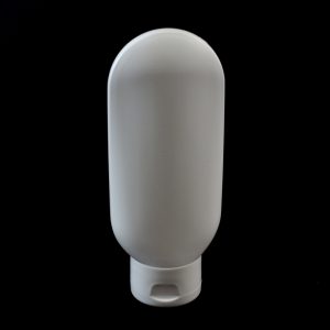 Plastic Tube 4 oz. Princess Oval HDPE White 22-400_2964