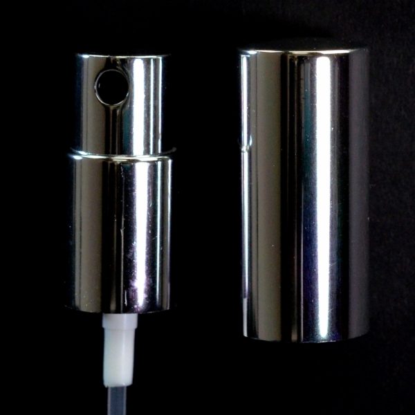 Spray Pump 18-415 Black with Shiny Silver Collar-Hood_1656