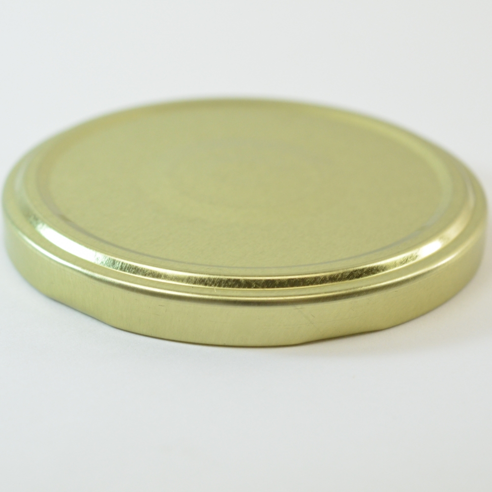 82/2040 Regular Twist Open / Step and Button Gold Metal Cap / Plastisol Liner