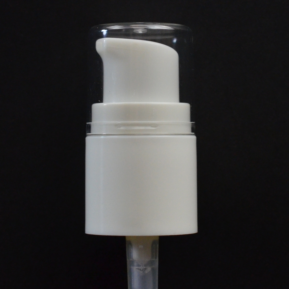20/410 Treatment Pump White with Clear Hood