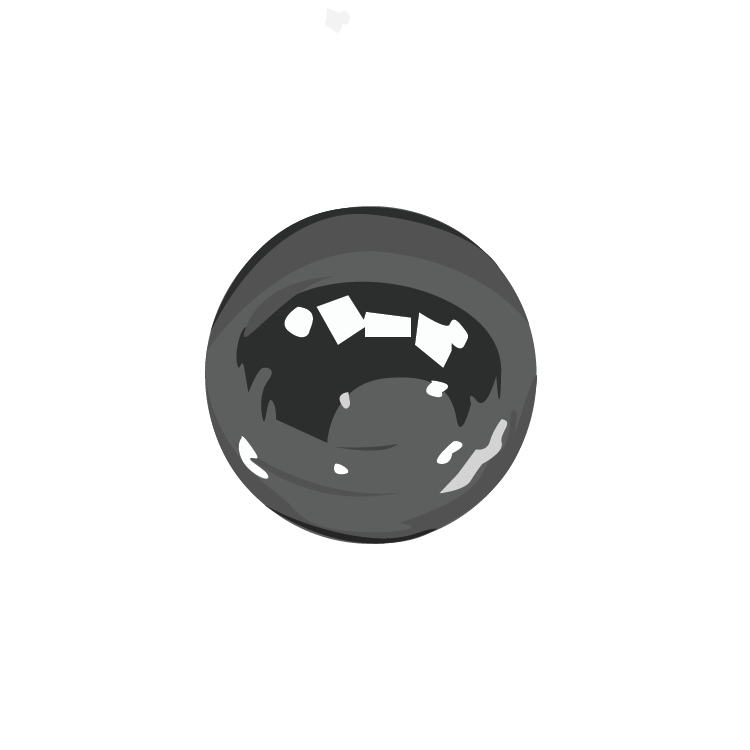 15/415 Black Phenolic Ball Cap F217