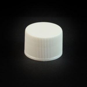 Plastic Cap 20-410 Ribbed White_2780