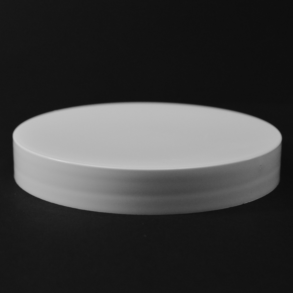 100/400 White Smooth Straight PP Cap / Unlined