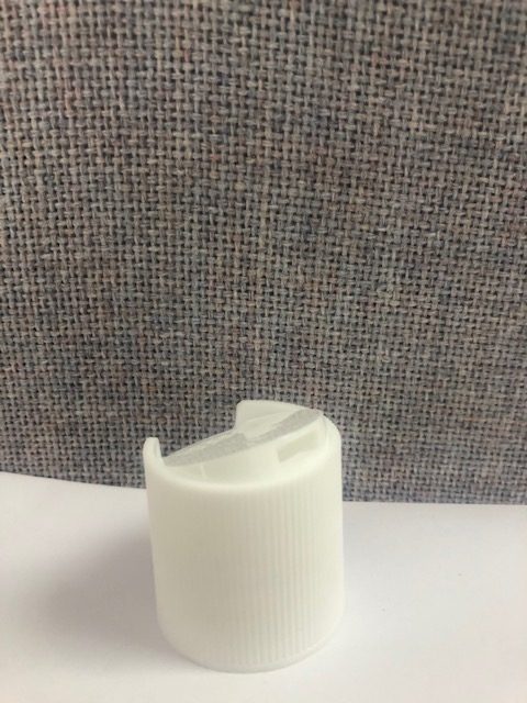 28-410 White Ribbed Disc Closures
