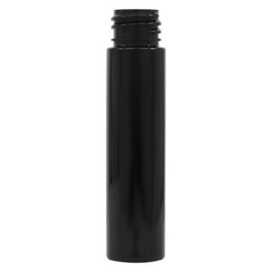 Black cylindrical bottle with a screw cap.