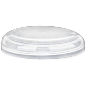 Clear oval glass or plastic lid.
